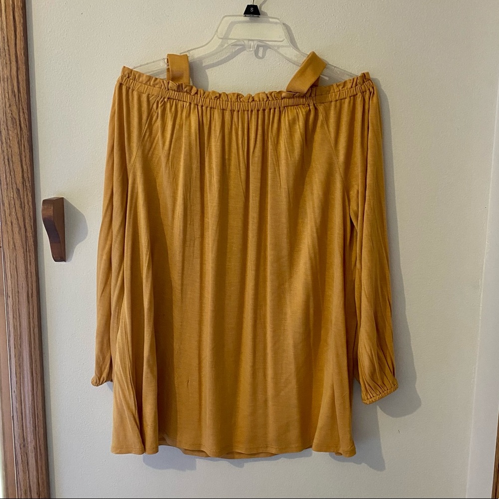 Loft off the shoulder top